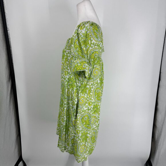 J.Crew x SZ Blockprints Citrus Paisley Mini Dress Size Medium - Picture 7 of 13